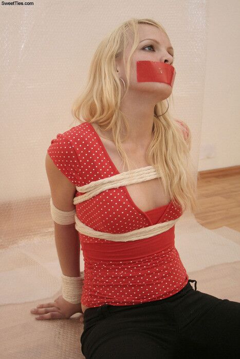 Tape gagged