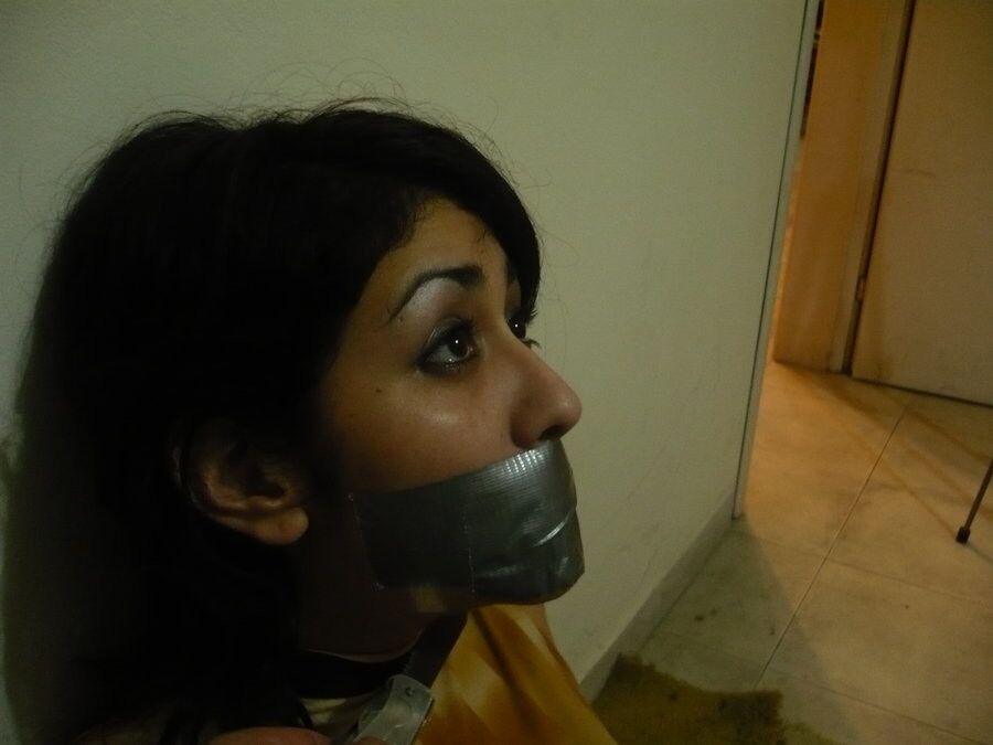 Tape gagged