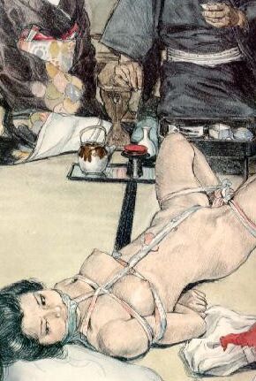 bondage ilustraciones asiáticas