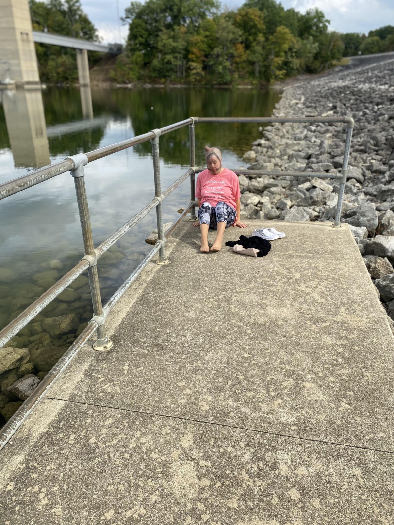 Anna being kinky at Ceaser creek state park