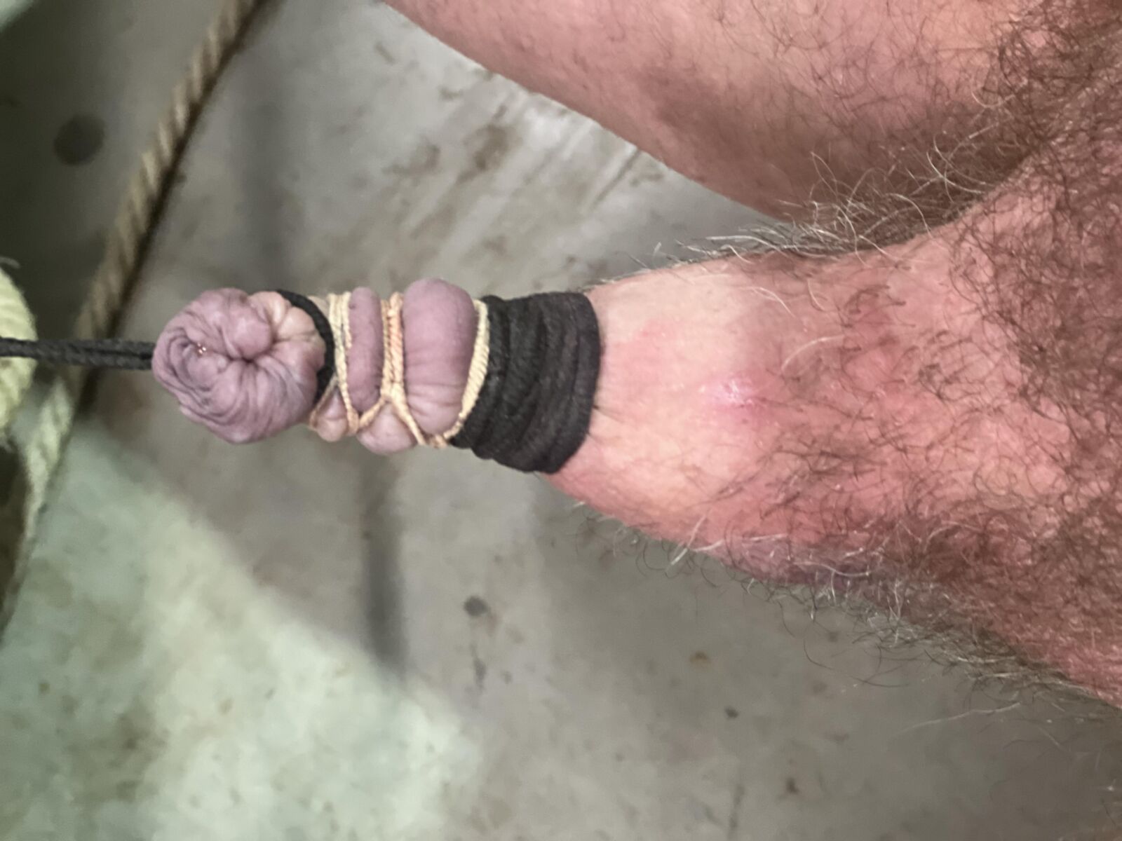 Foreskin cbt stretching feels so good