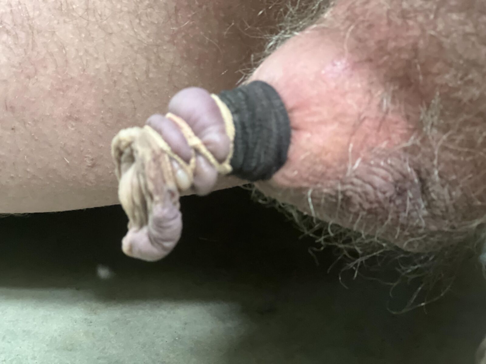 Foreskin cbt stretching feels so good