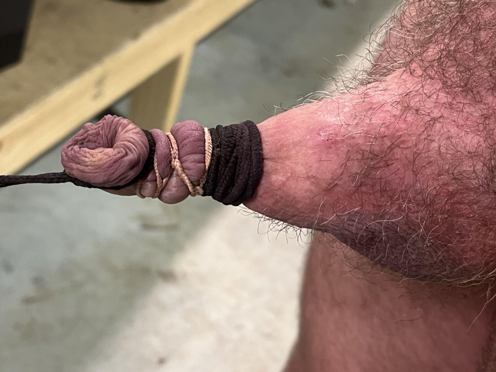 Foreskin cbt stretching feels so good