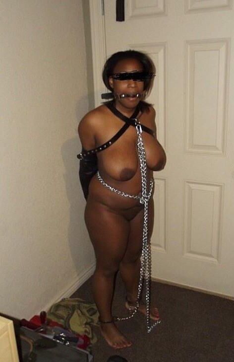 Bondage Udders with a Leash 