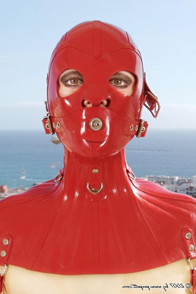 Rotes Latexspiel