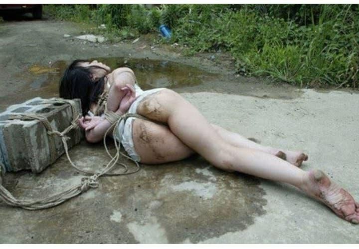 SLAVE MARKET CAPTURED KIDNAPPED ABUSED BOUND CHAINED TORTURE