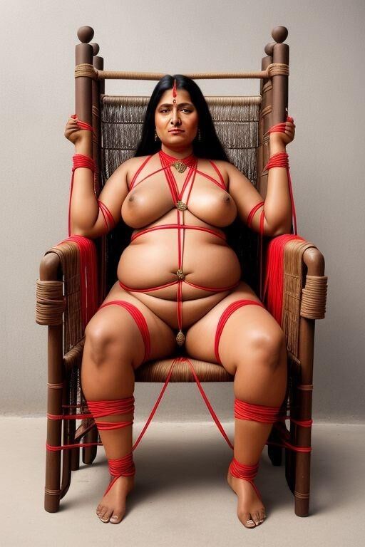 Indian mother/wife bondage 2