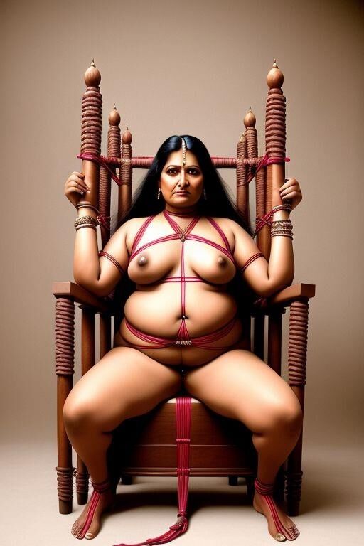 Indian mother/wife bondage 2