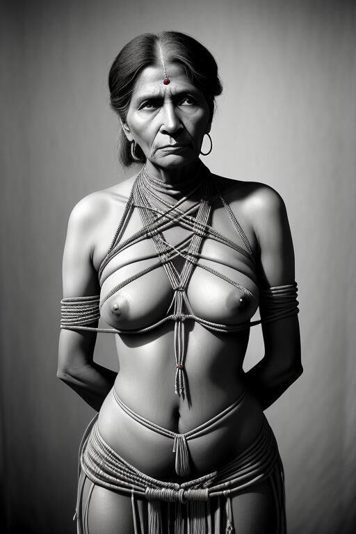 Indian grand mother bondage 