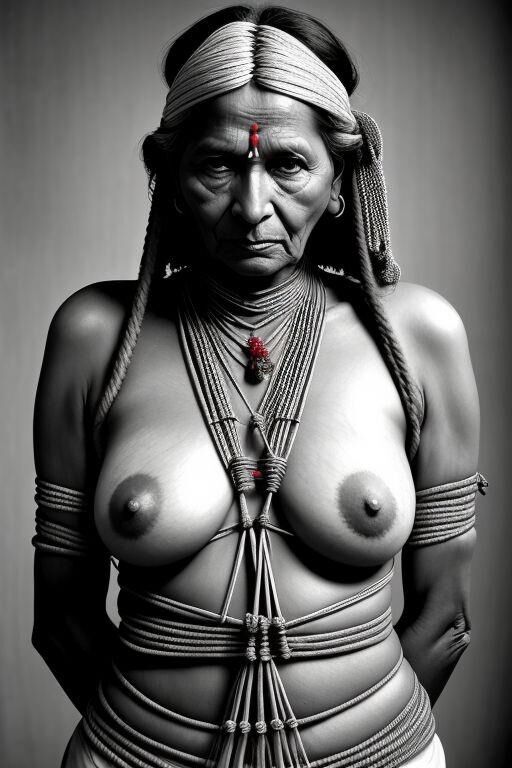 Indian grand mother bondage 