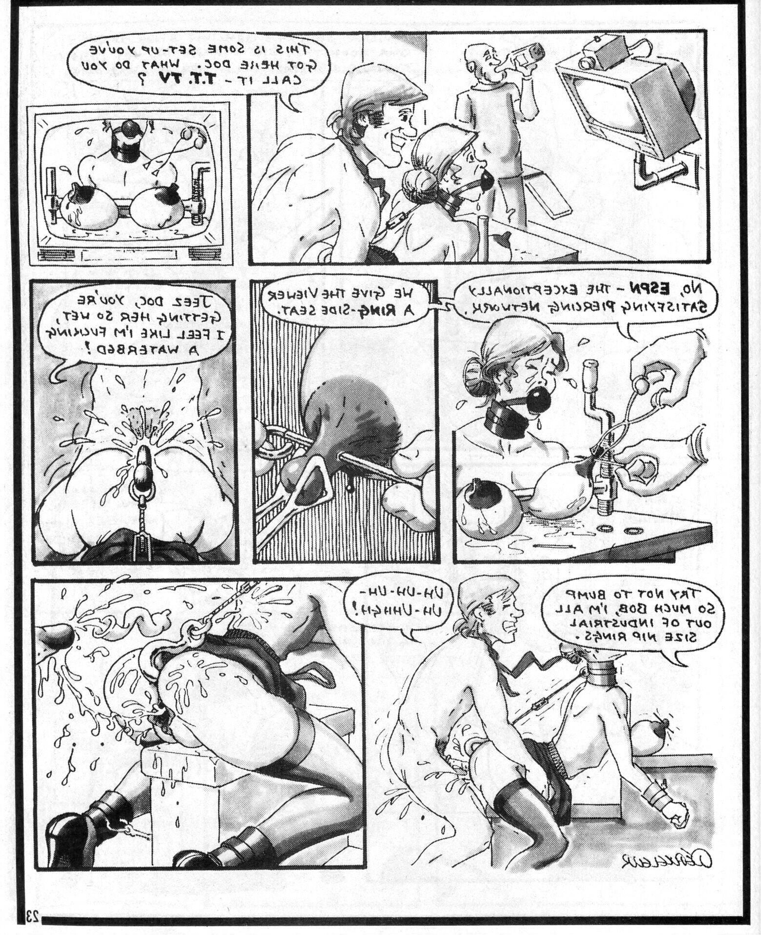 Images de bandes dessinées de Tit Bondage et S et M (Clenet Up)