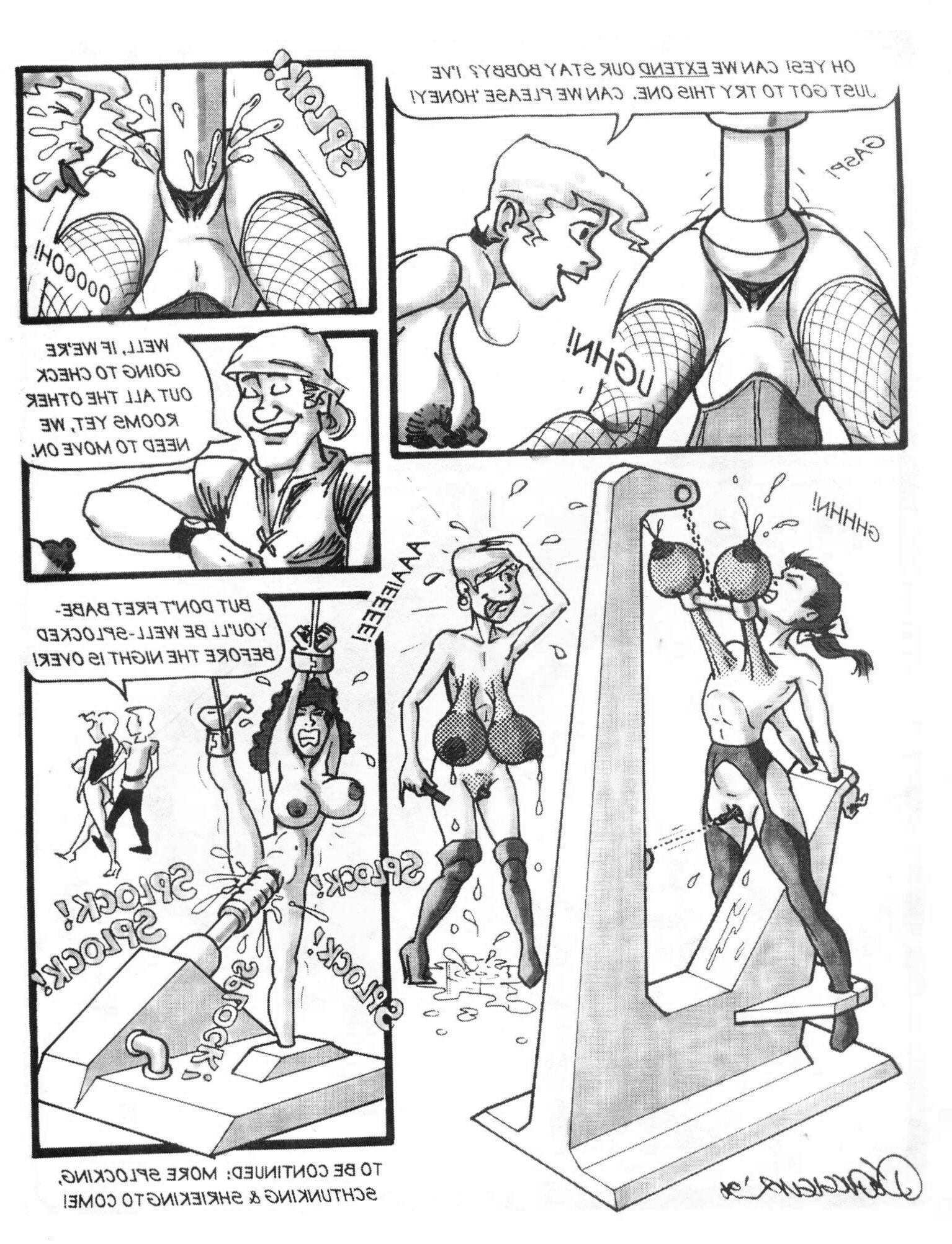 Images de bandes dessinées de Tit Bondage et S et M (Clenet Up)