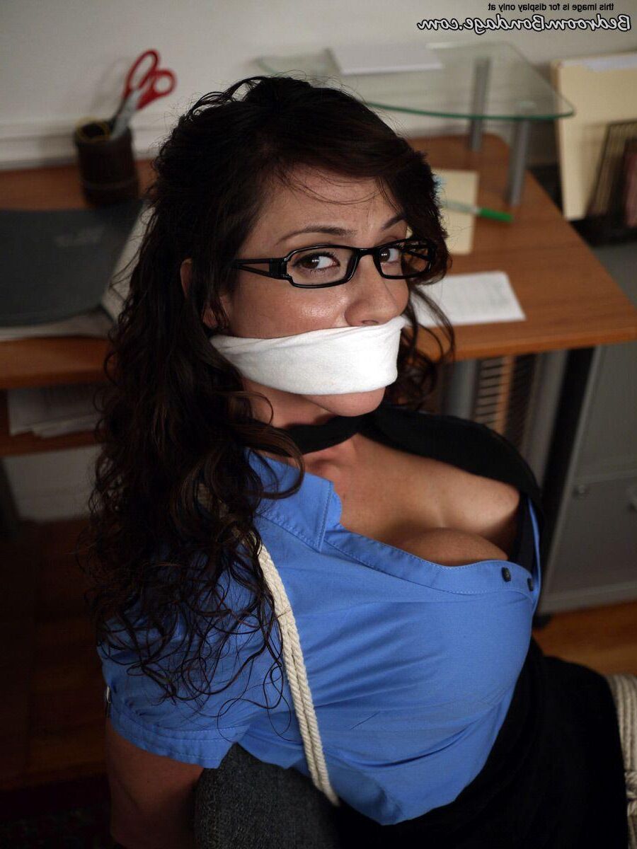 office whores bound and gagged