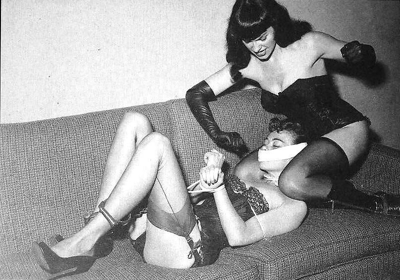 Vintage Betty Page Bondage