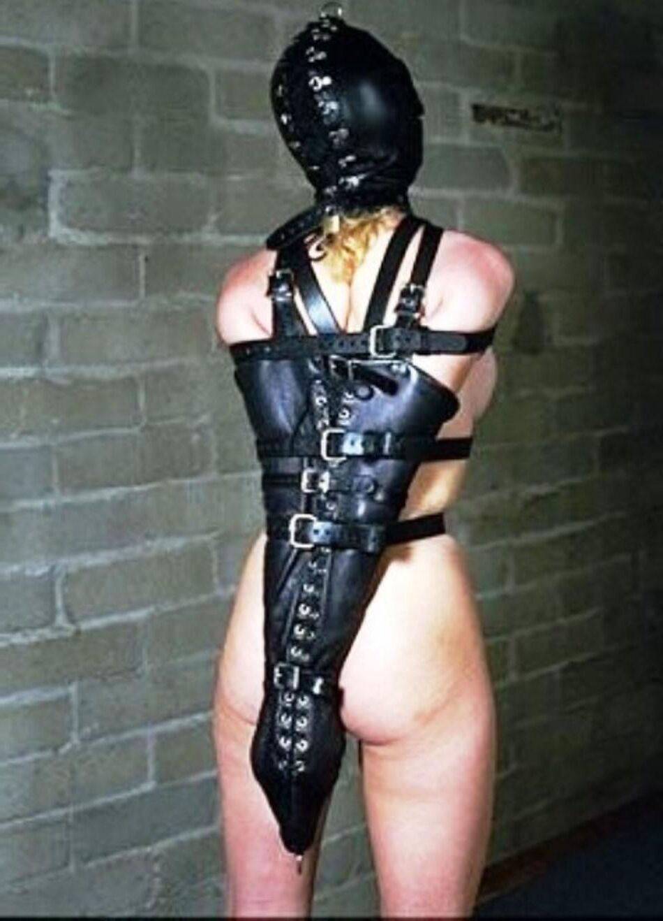 Bondage -Armbindungen und Geraden