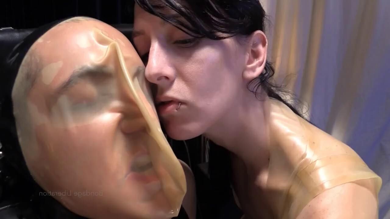 Elise Graves Tortures Man in Heavy Bondage Breath Control