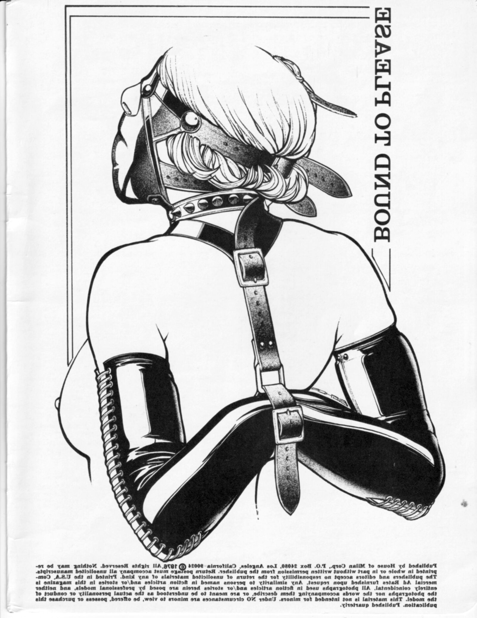 Vintage bondage magazine Bound To Please 