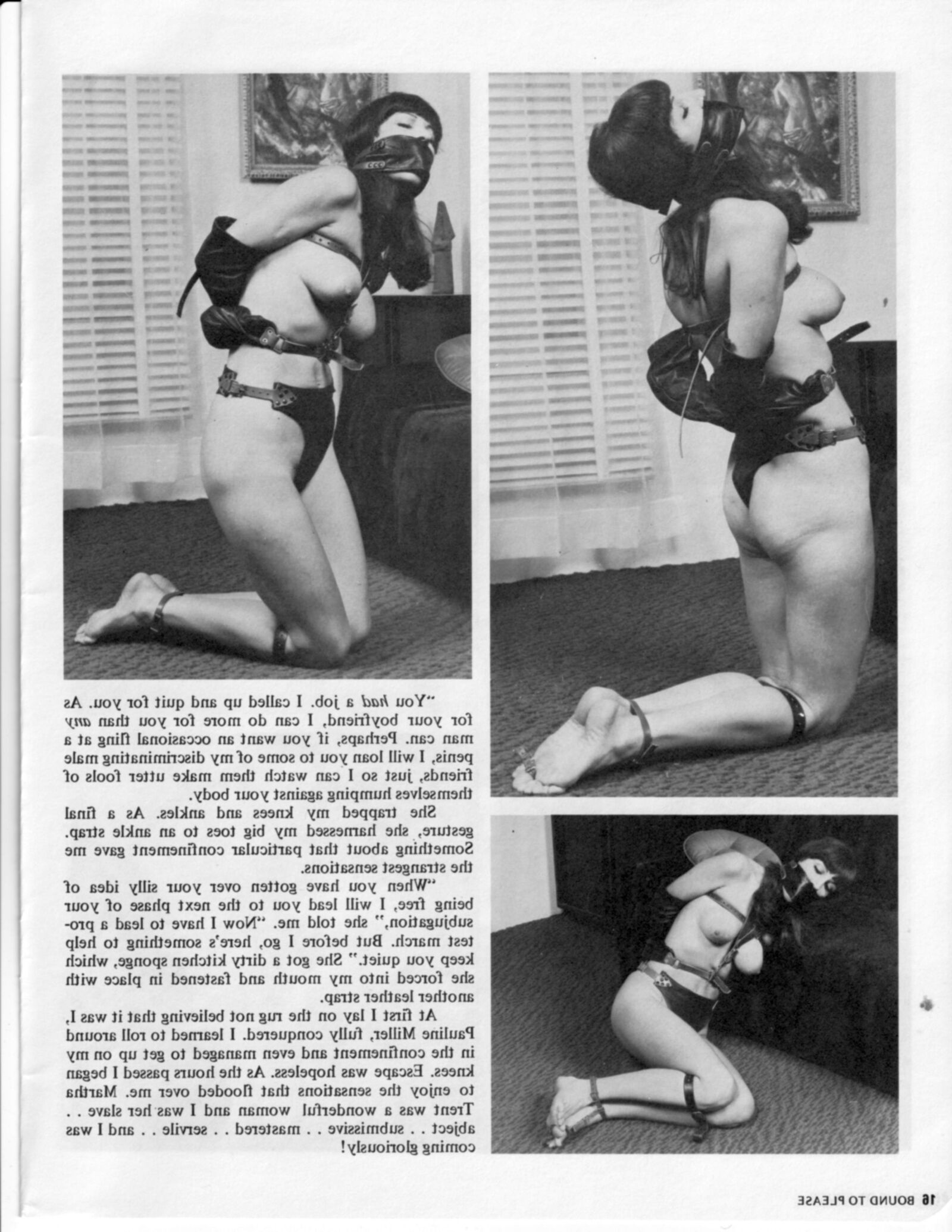 Vintage bondage magazine Bound To Please 