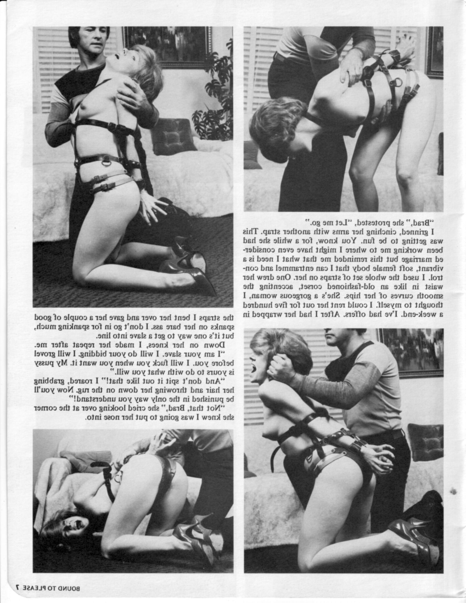 Vintage bondage magazine Bound To Please 