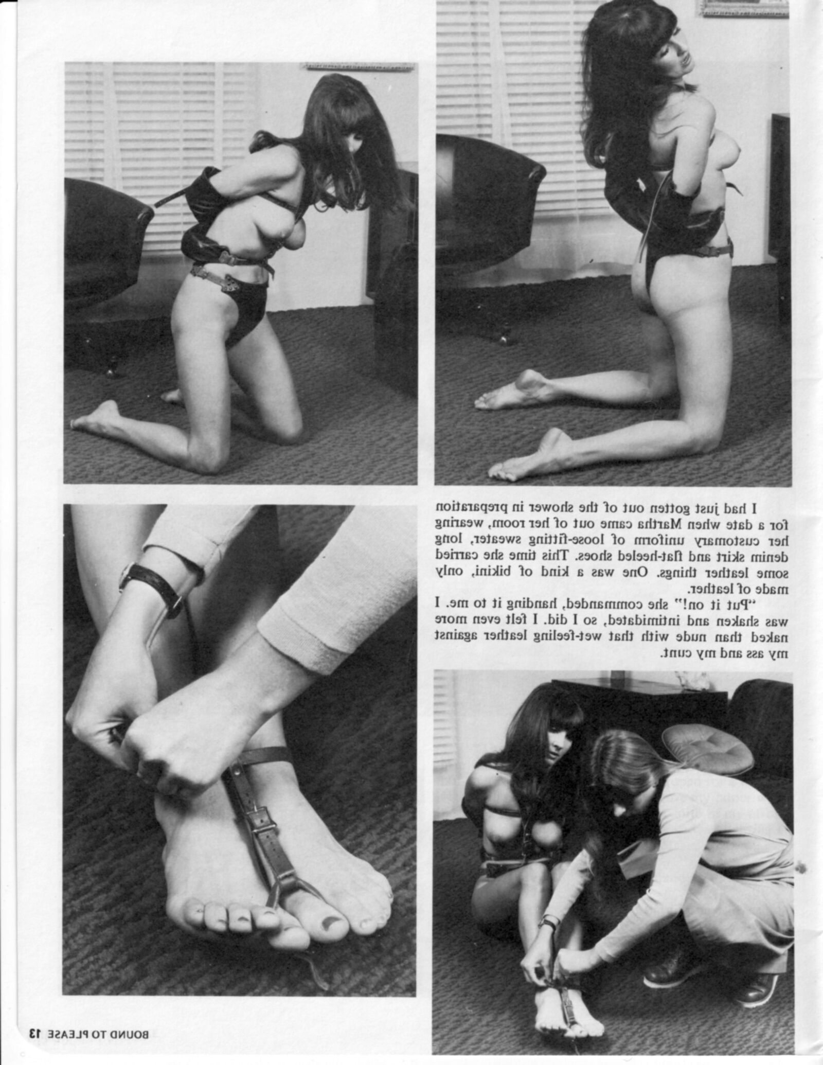 Vintage bondage magazine Bound To Please 