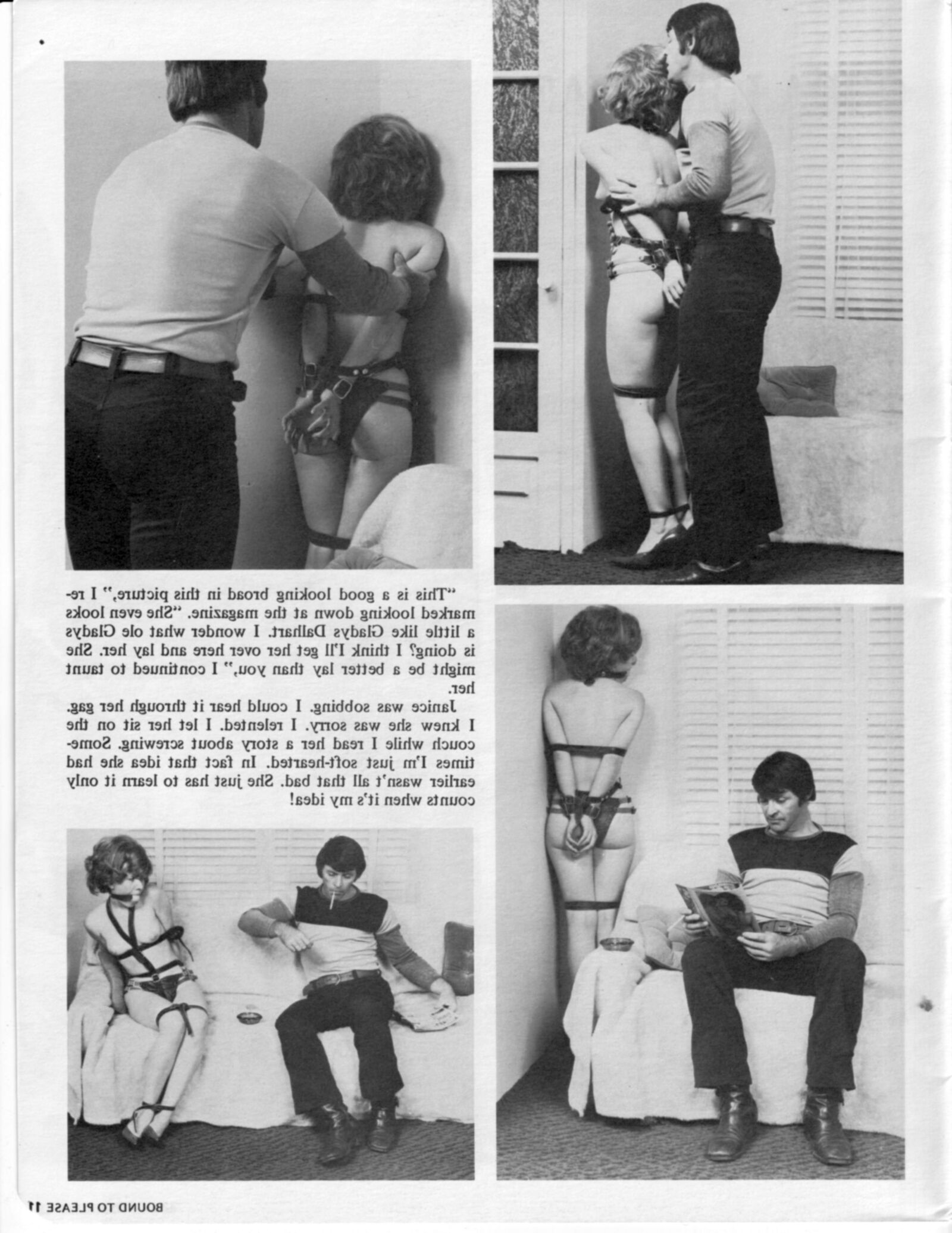 Vintage bondage magazine Bound To Please 