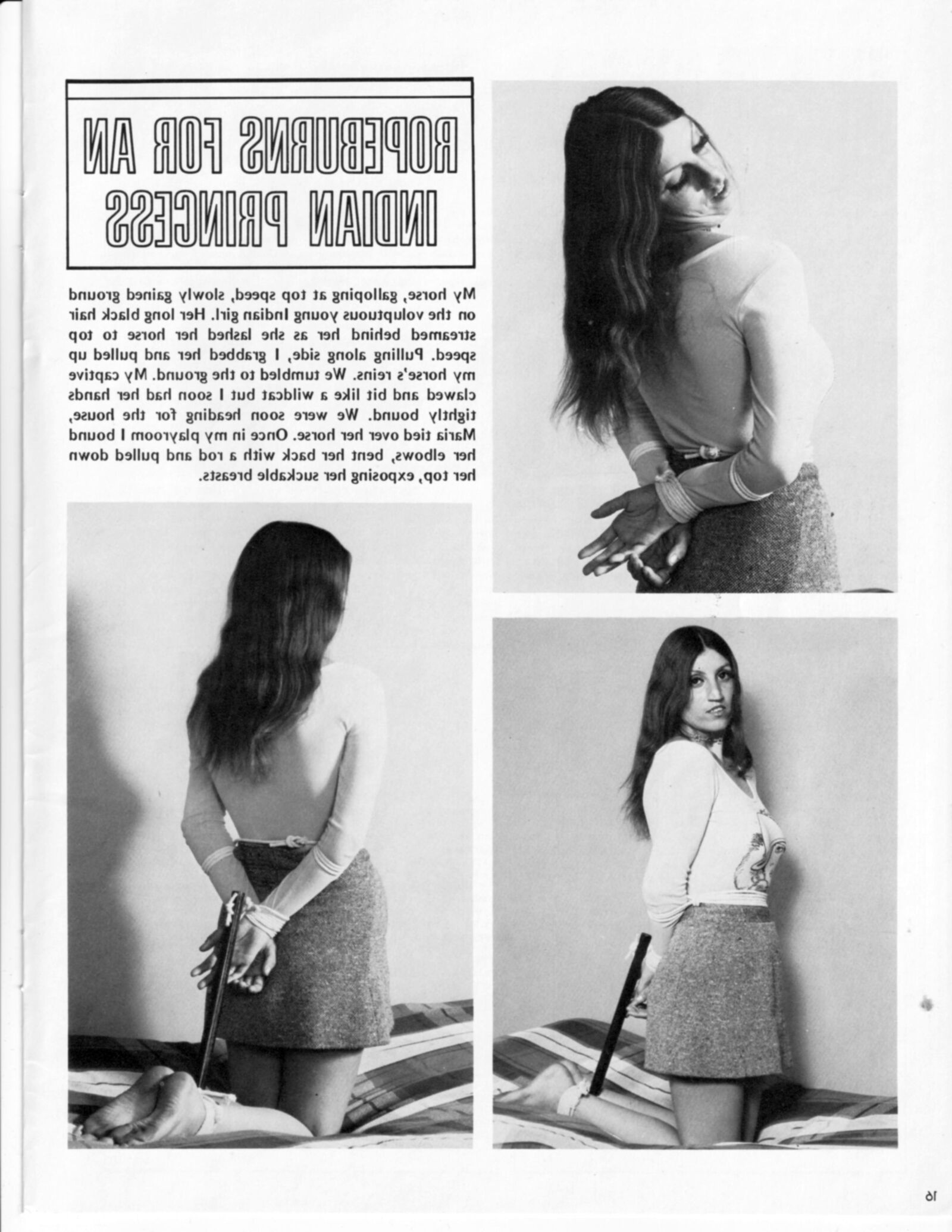 Vintage bondage magazine Hot Fox Bondage 