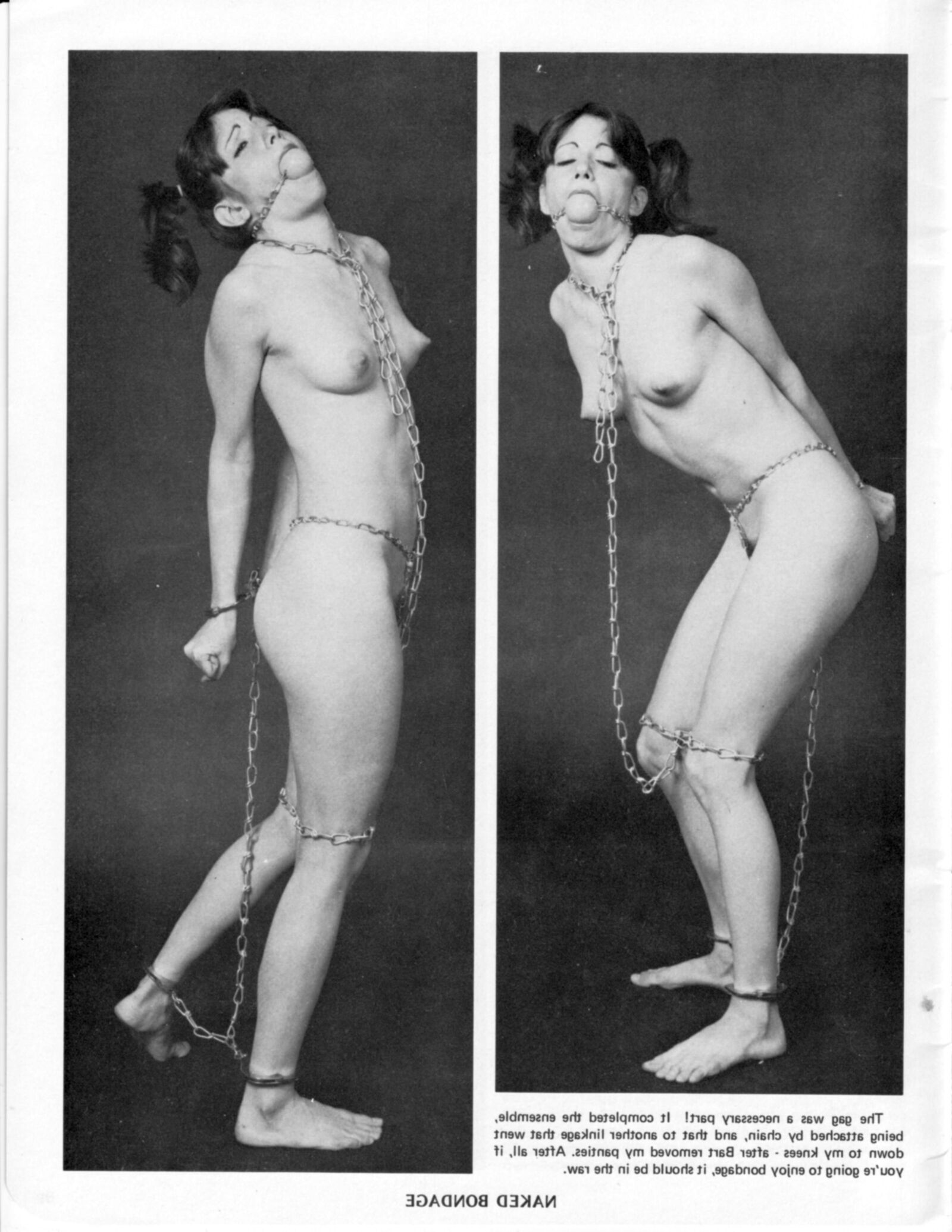 Vintage bondage magazine Naked Bondage 