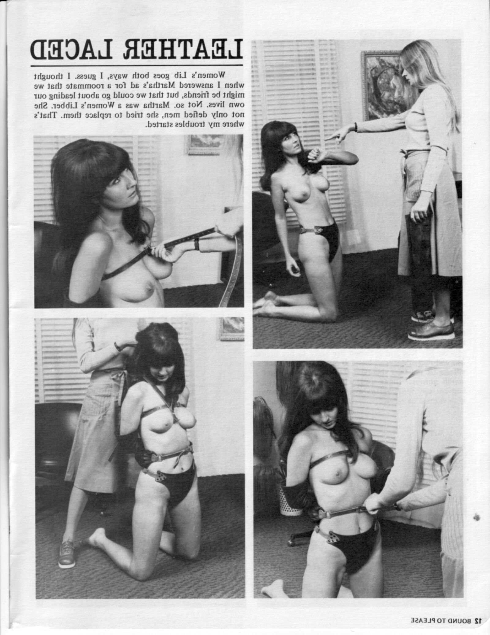 Vintage bondage magazine Bound To Please 