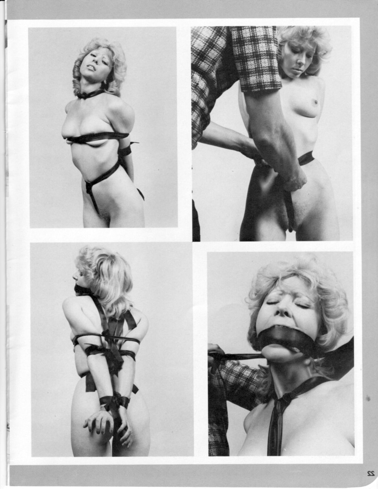 Vintage bondage magazine Naked Bondage 