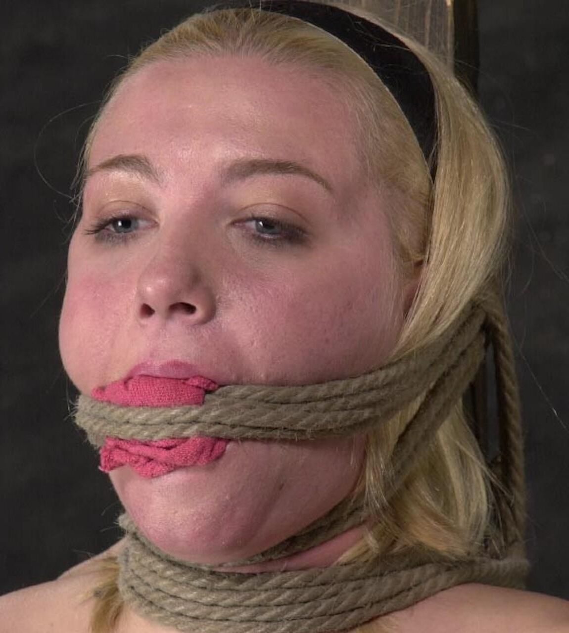 Gagged faces 