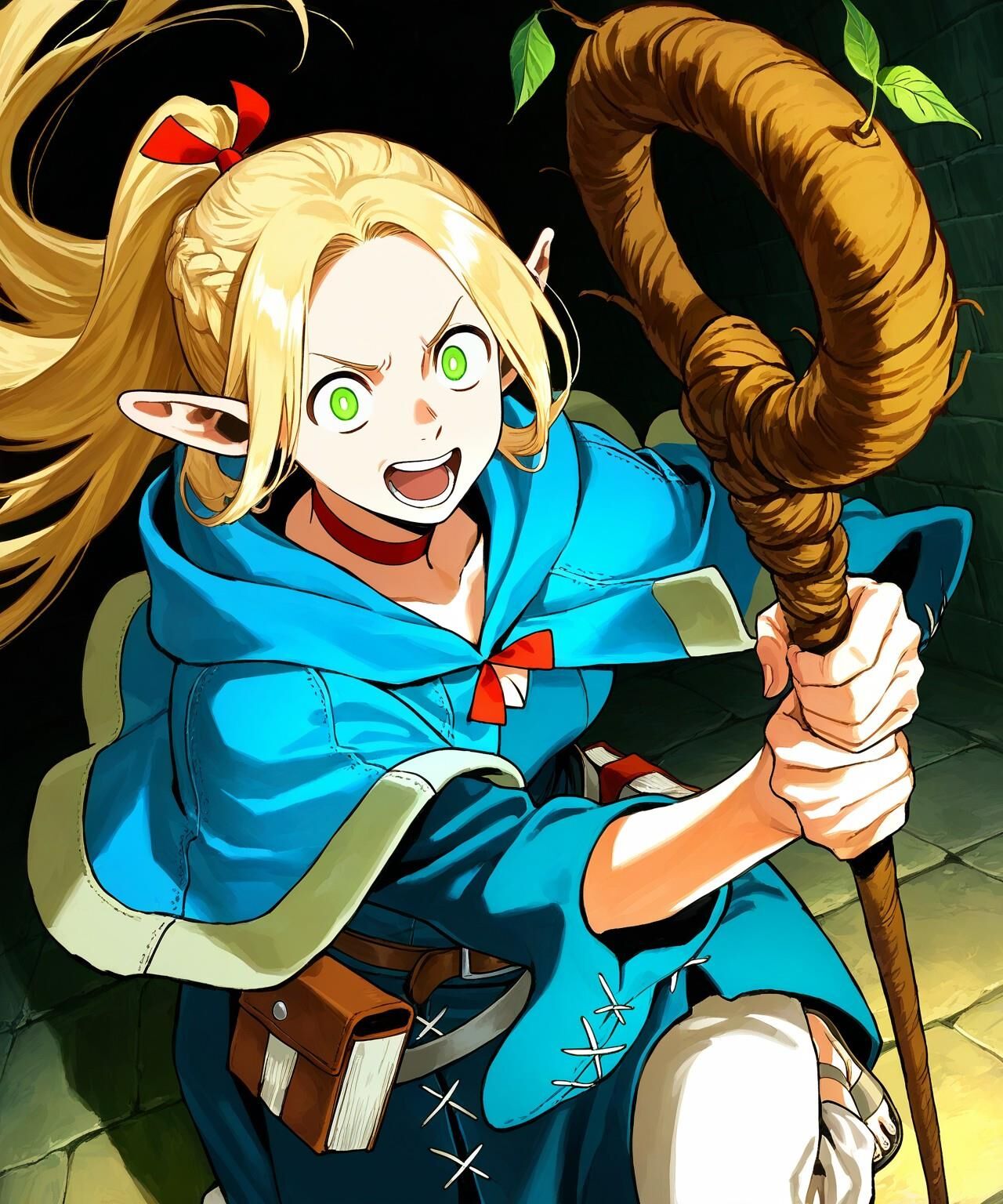 Вкусный в Dungeon Marcille Donato поражение