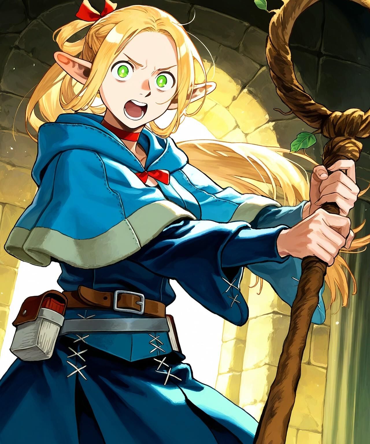 Вкусный в Dungeon Marcille Donato поражение