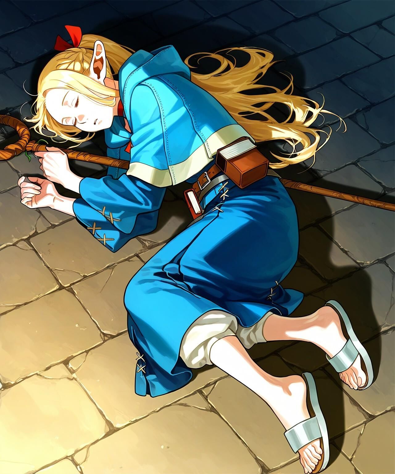 Вкусный в Dungeon Marcille Donato поражение