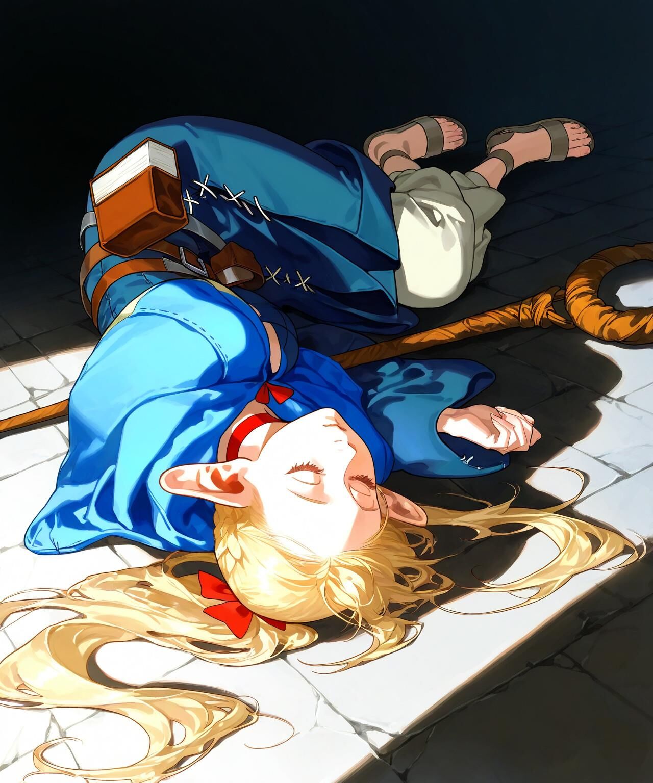 Вкусный в Dungeon Marcille Donato поражение