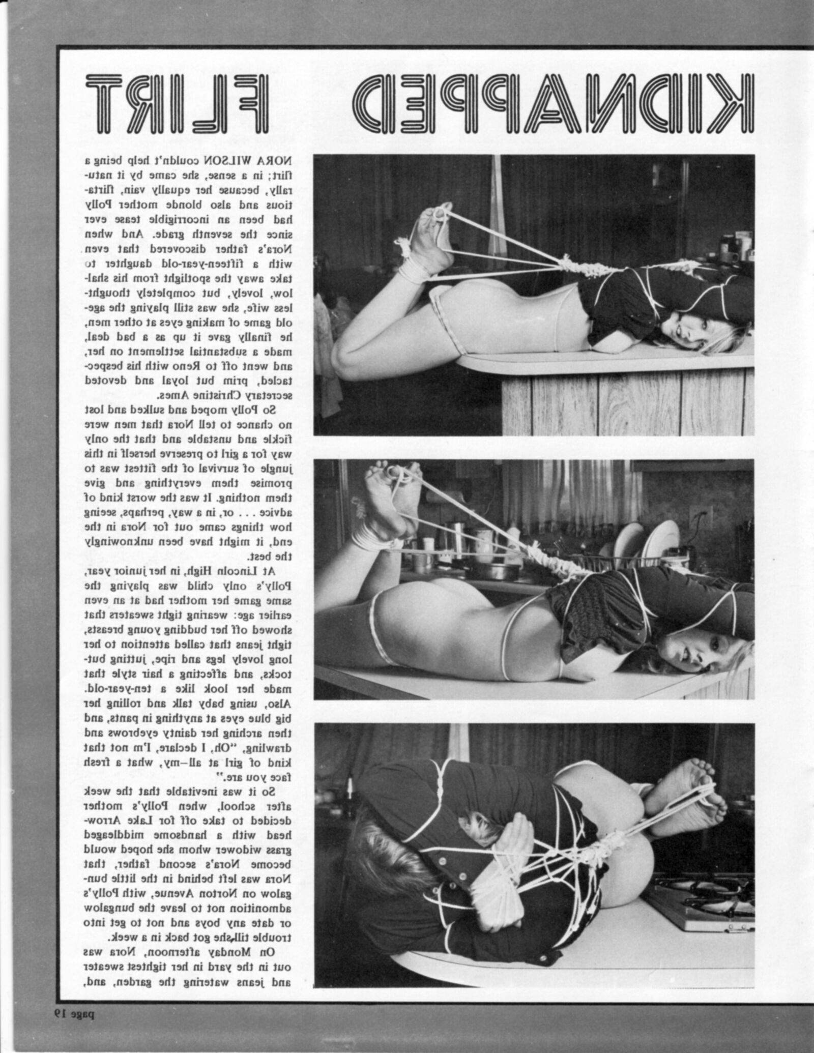 Magazine vintage Bondage Magazine Teenagers in Bondage