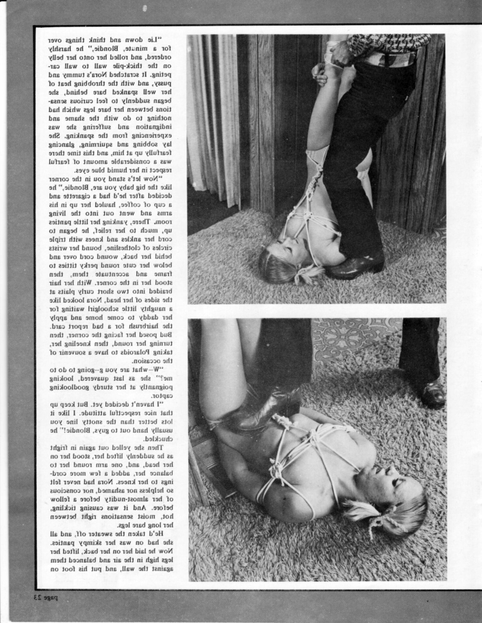 Magazine vintage Bondage Magazine Teenagers in Bondage