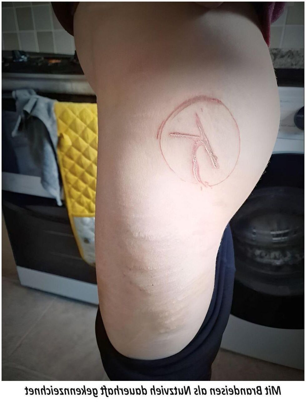 Als Nutzvieh dauerhaft GEKENNZEICHNET Branding