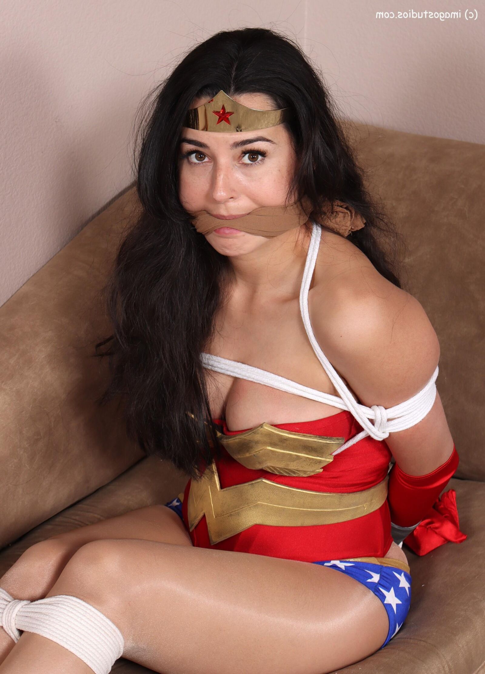 Wonder Woman Bondage Cosplay