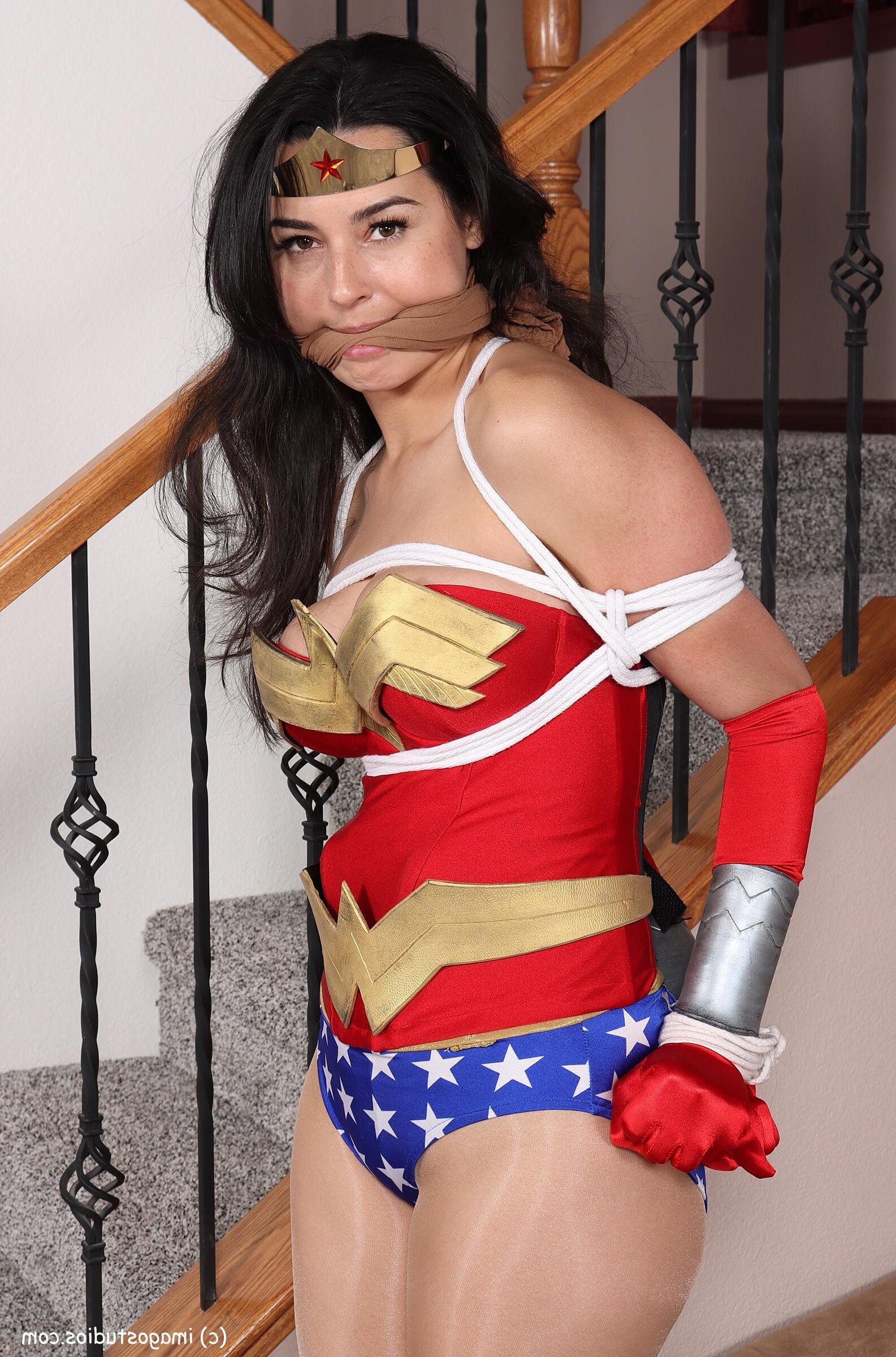 Wonder Woman Bondage Cosplay