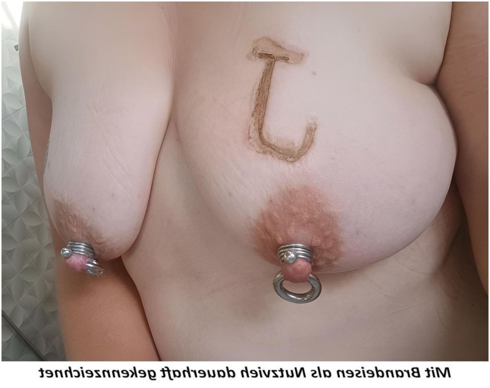 Als Nutzvieh dauerhaft GEKENNZEICHNET Branding