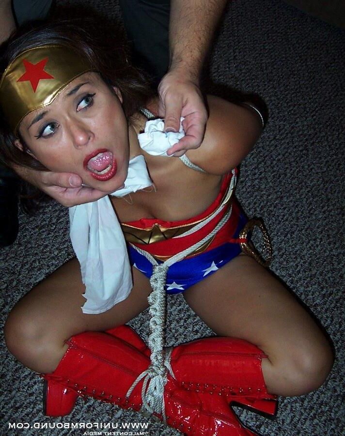 Wonder Woman Bondage Cosplay