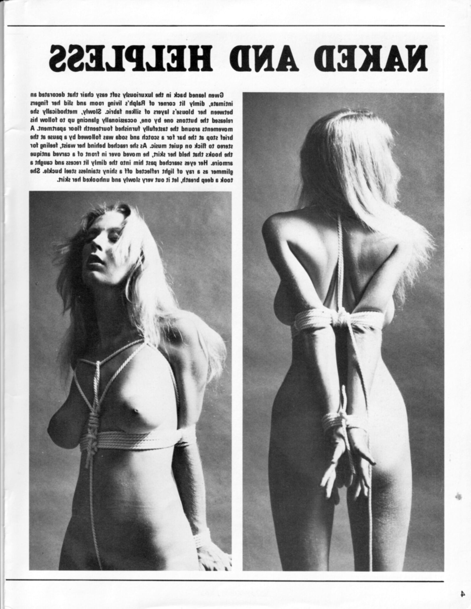 Magazine de bondage vintage Naked Bondage