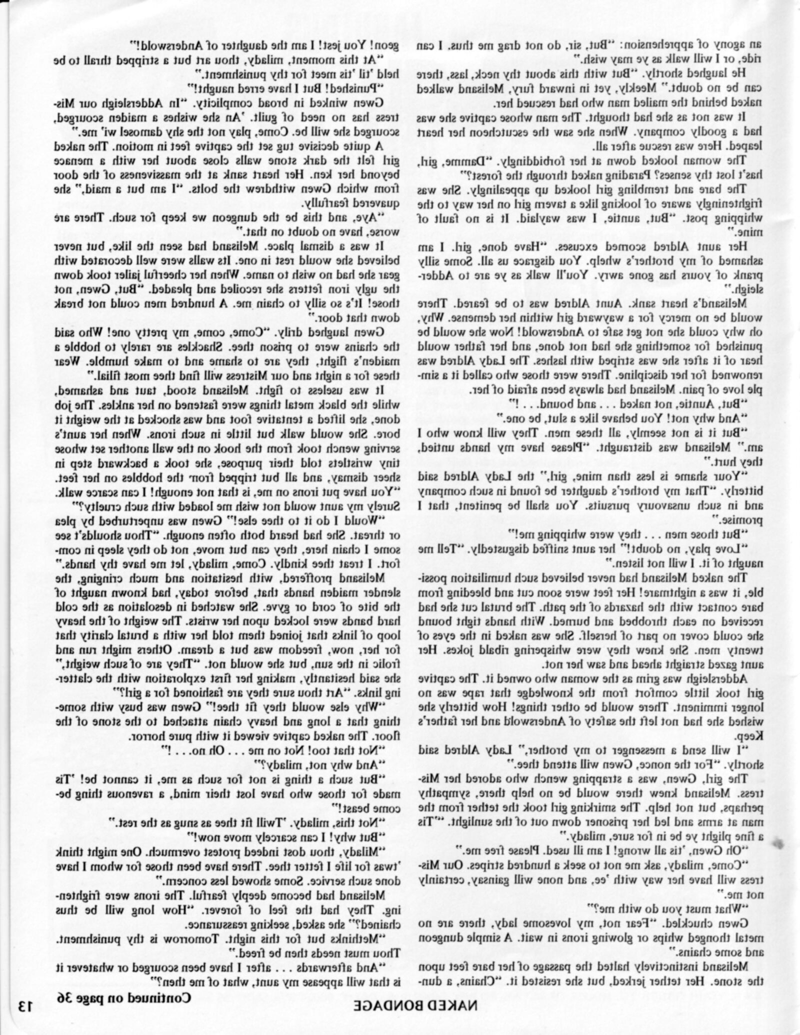 Magazine de bondage vintage Naked Bondage