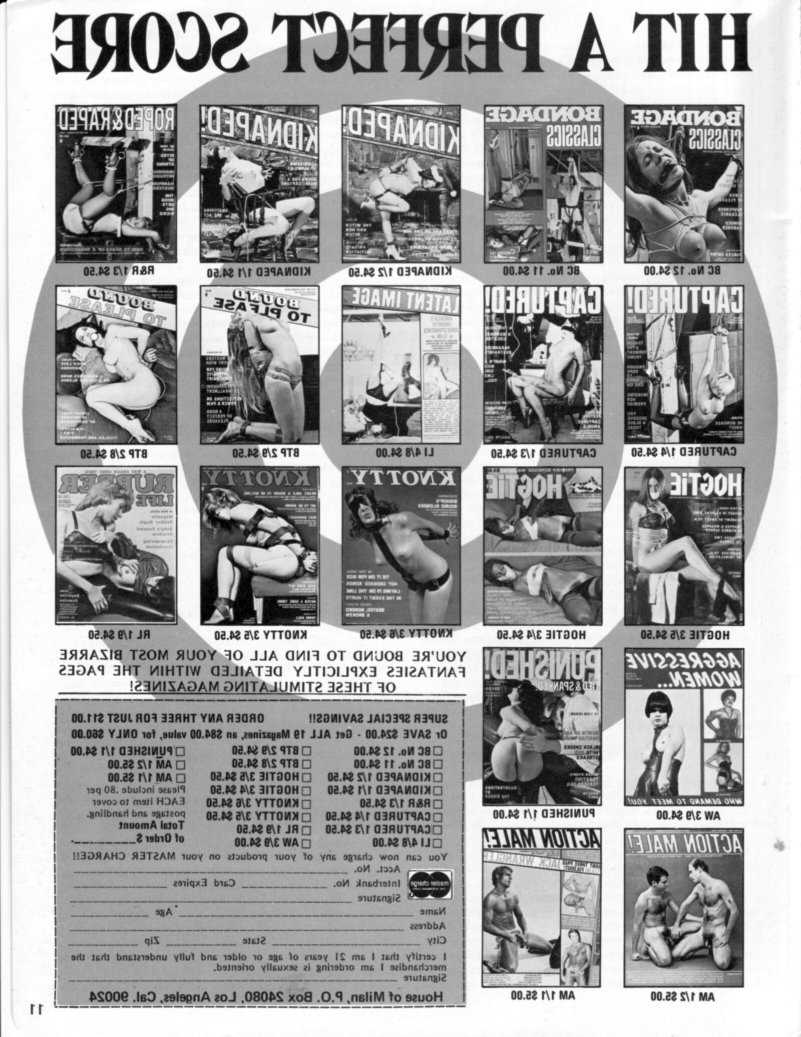 Magazine de bondage vintage Naked Bondage