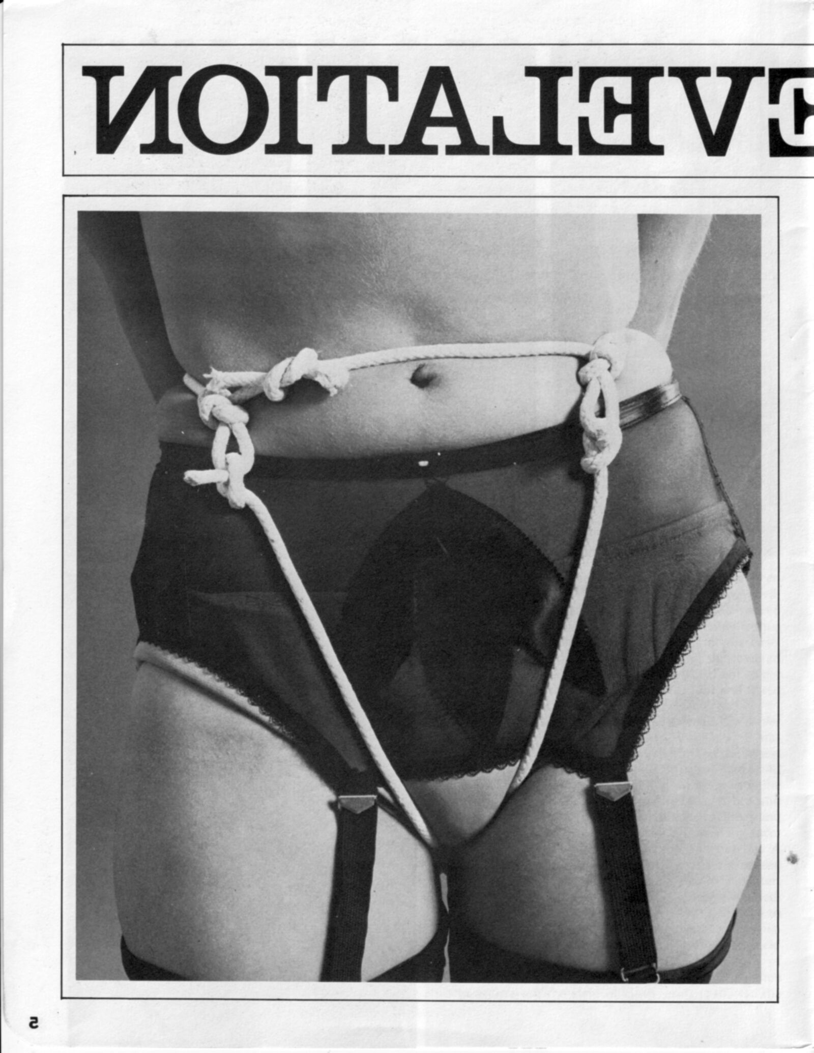 Vintage Bondage Magazine Cinch, частично