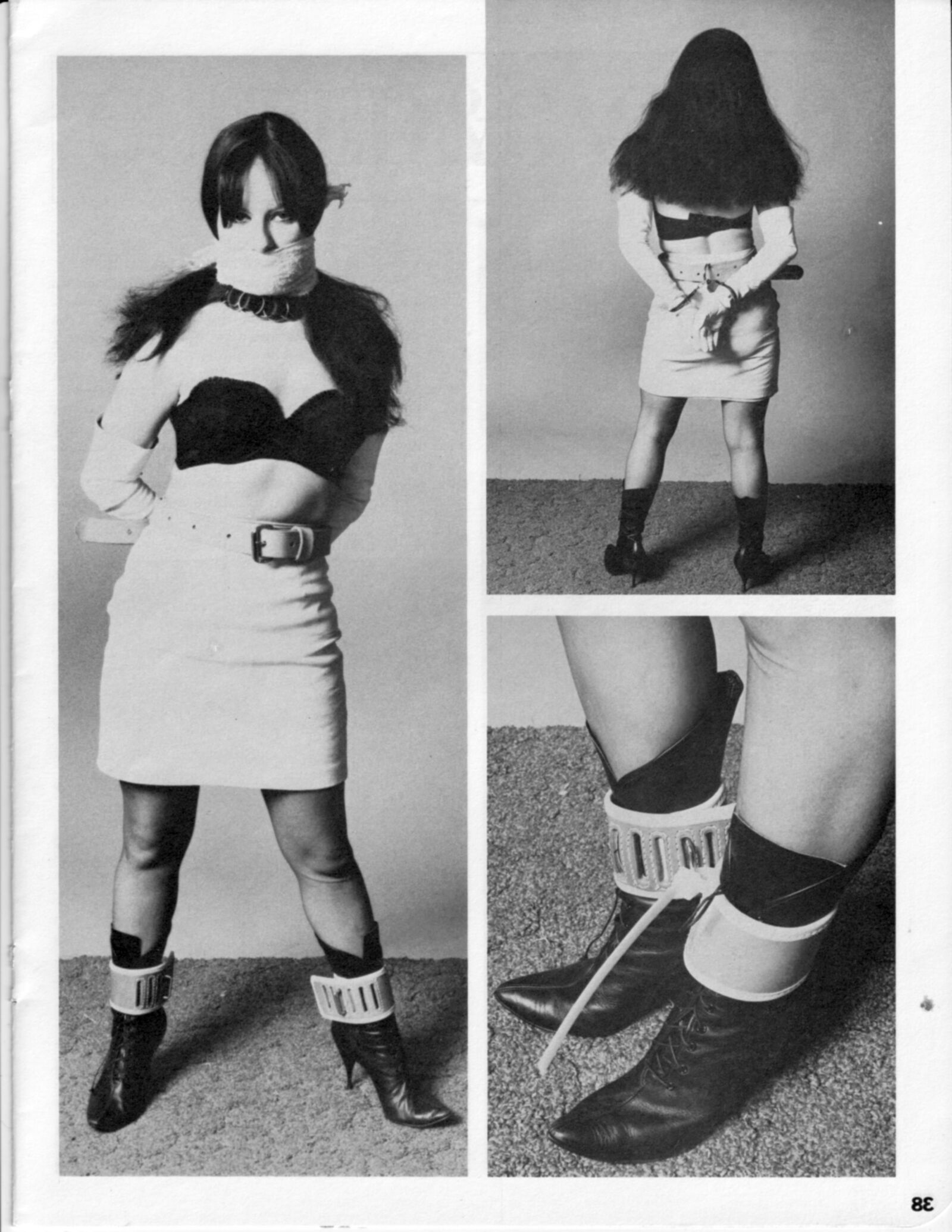 Vintage Bondage Magazine Cinch, частично