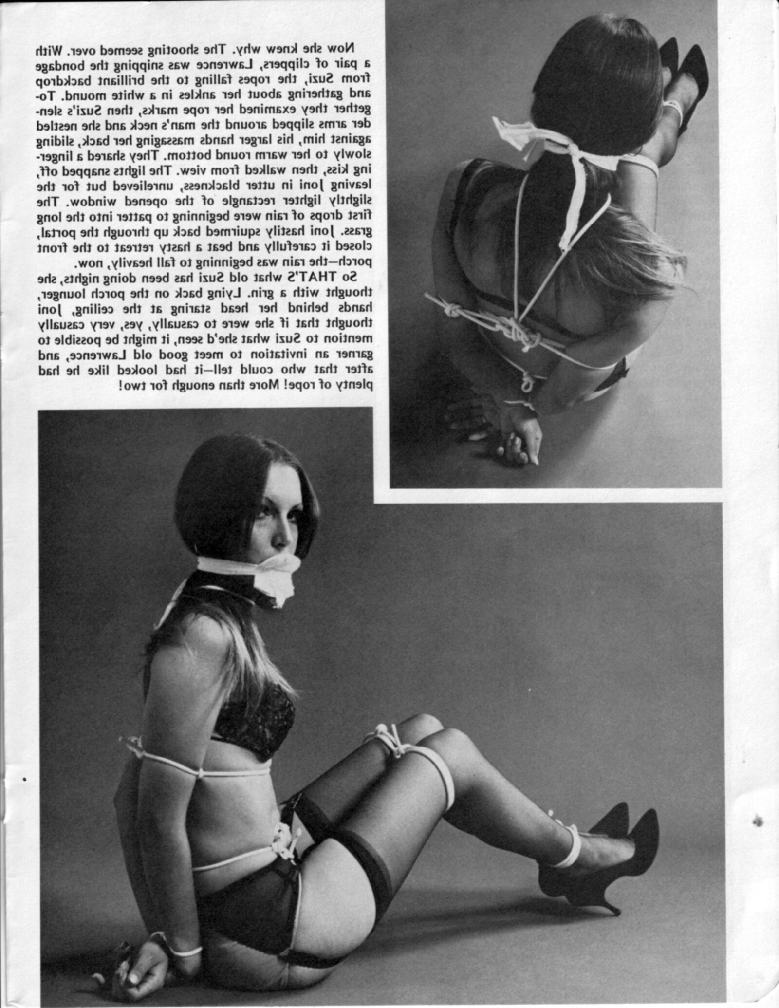 Vintage Bondage Magazine Cinch, частично