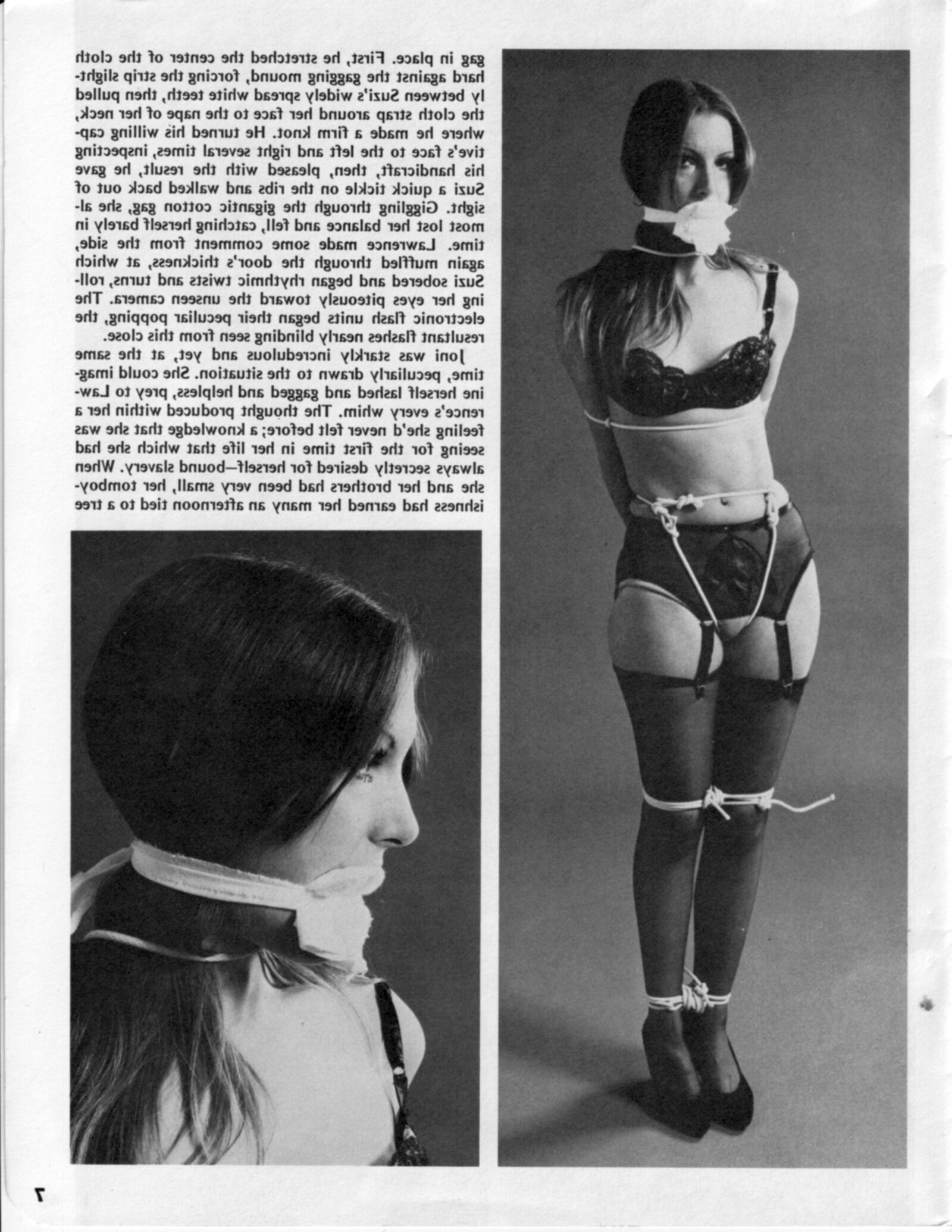 Vintage Bondage Magazine Cinch, частично