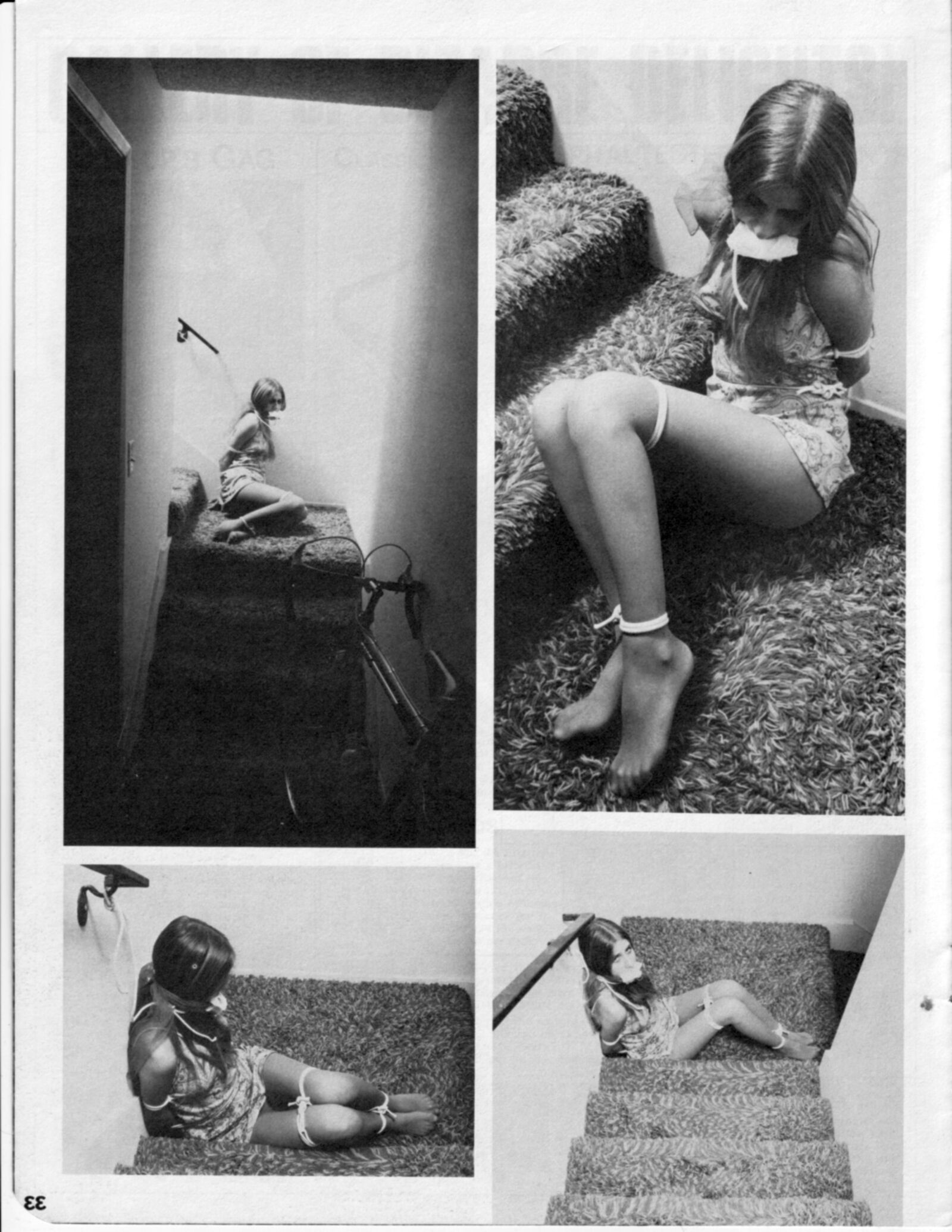 Vintage Bondage Magazine Cinch, частично