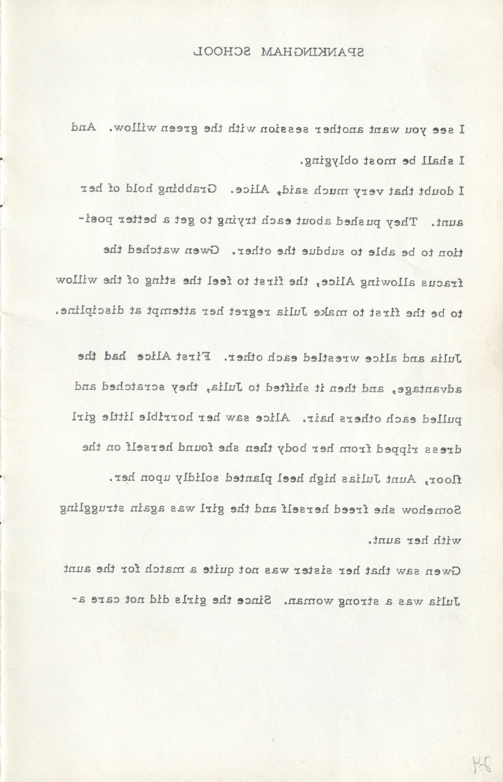 Vintage English Spanking Book